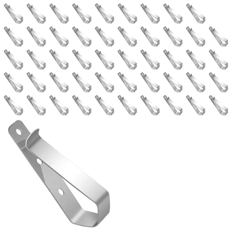 ABFN-500PCS Stainless Steal Garage Door Opener Clip Replacement For Liftmaster Sears Chamberlain Remote Door Openers