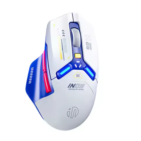 Tri-Mode Connection 10000DPI 2.4G Wireless Bluetooth Gaming Mouse PMW3325 RGB Light For PC Gaming Laptop and MAC
