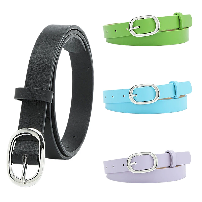 

High-quality Women Belt Versatile PU Texture Leather Material Zinc Alloy Pin Buckle Jeans Dress Belts Fashion Versatile Belts