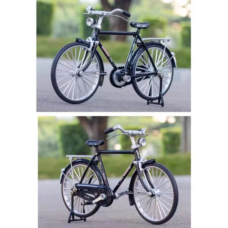 향수를 불러일으키는 복고풍 스타일 조립 DIY 자전거 28 자전거 합금 자전거 모델 장난감 DIY 모델 장식품 장난감