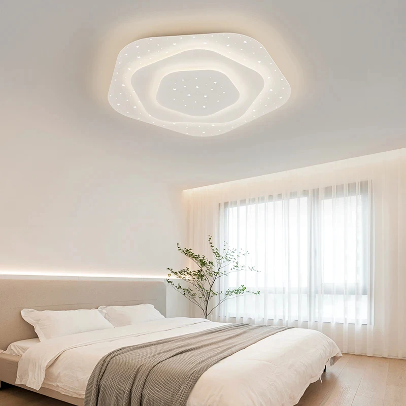 

Modern Ceiling Light Simple Living dining Room Bedroom LED Ceiling Light Lustre Nordic Starry Sky Interior Home Decor Lighting