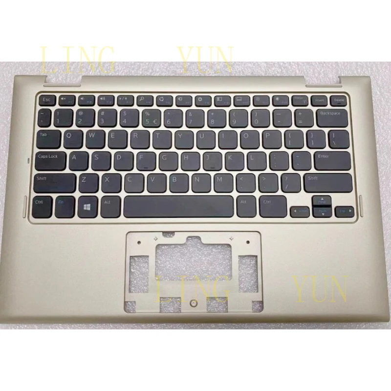 

Клавиатура Z для Dell Inspiron 11 3147 3148 3157 3158, 0K3GMN, US RU AR CS, золотая