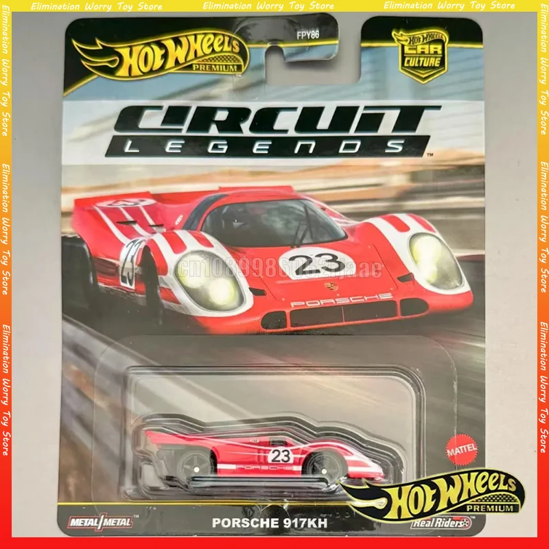

Оригинальные литые под давлением автомобили Hot Wheels премиум-класса 1/64, культура Ferrari PORSCHE 917KH Circuit Legends, металлическая Коллекционная модель автомобиля, игрушки