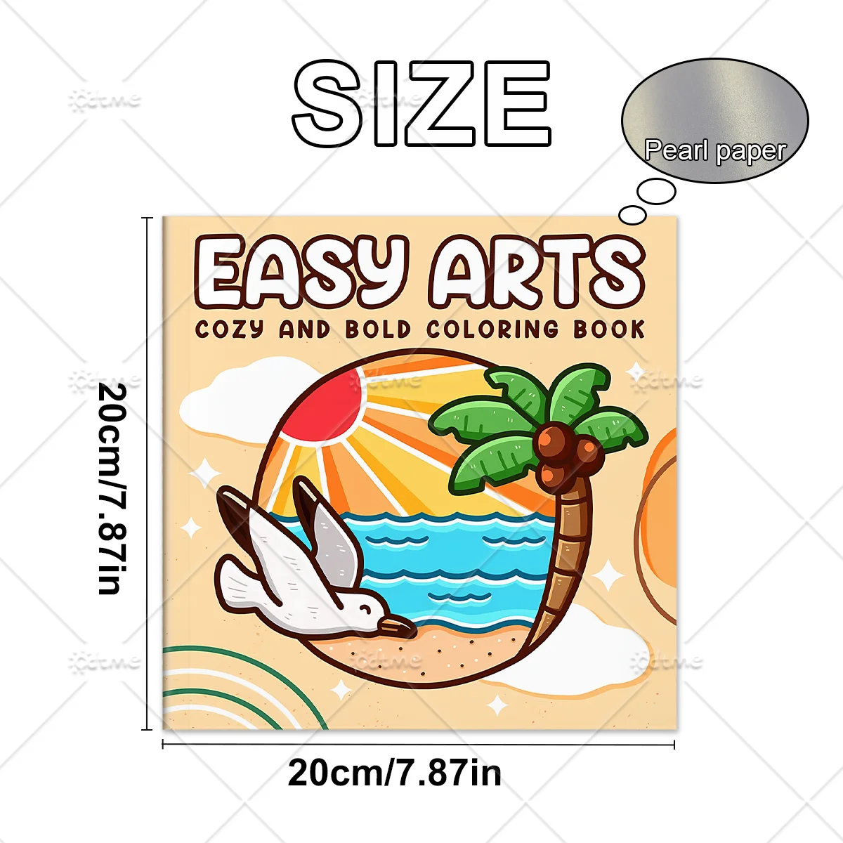 EASY ARTS Malbuch für Erwachsene und Jugendliche mit niedlichen, gemütlichen täglichen Aktivitäten zur Entspannung (Cozy Spaces Coloring) – Detail 3