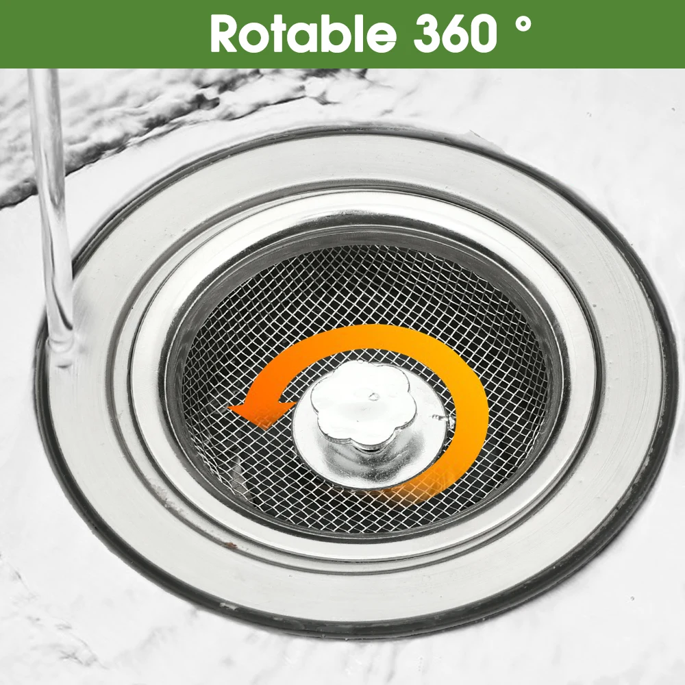 Kitchen Sink Filter Leak Net Home Floor Drain Stainless Steel Sink Strainer Bathroom Floor Stopper Hair Catcher Cleaning Tools