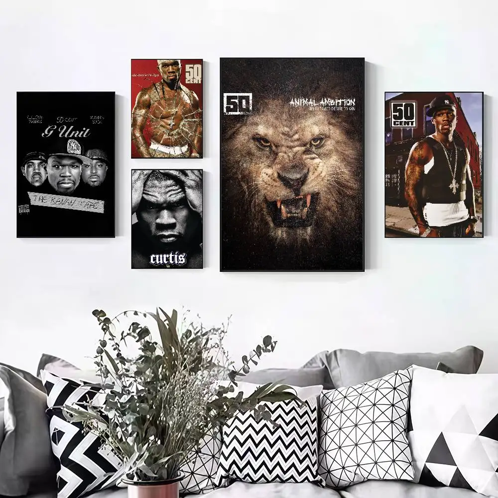 50 C-Cent The Kanan Tape Peelable Self-adhesive Poster Stickers Are Suitable For Frameless Wall Decoration In A Room
