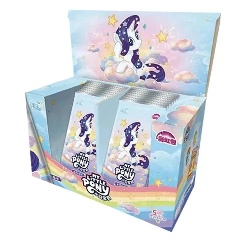 NIEUWE KAYOU My Little Pony Kaarten Engels Goede Maanlicht Sterren Leuke Schaduw Cadeaudoos serie Schattige Anime Verzamelkaarten Speelgoed Cadeaus