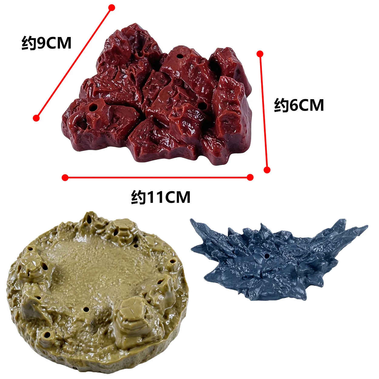 New Rock Fracture Impact Special Effects Component Platform Base For Anime Action Figures Models Dolls Scene Base Accessories