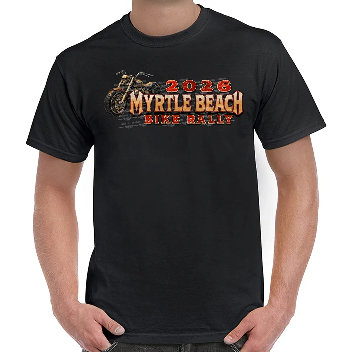 T-Shirt 2026 Myrtle Beach Bike Rally Tropical Jungle Graphic Printing High-end Luxury Both of Men and Women