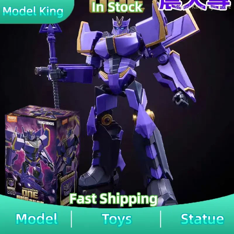 

В наличии оригинальные Blokees ONE The Fallen Toy Megatronus Prime Фигурки в сборе Модель Комплект Пластиковый робот Игрушки на день рождения Подарок
