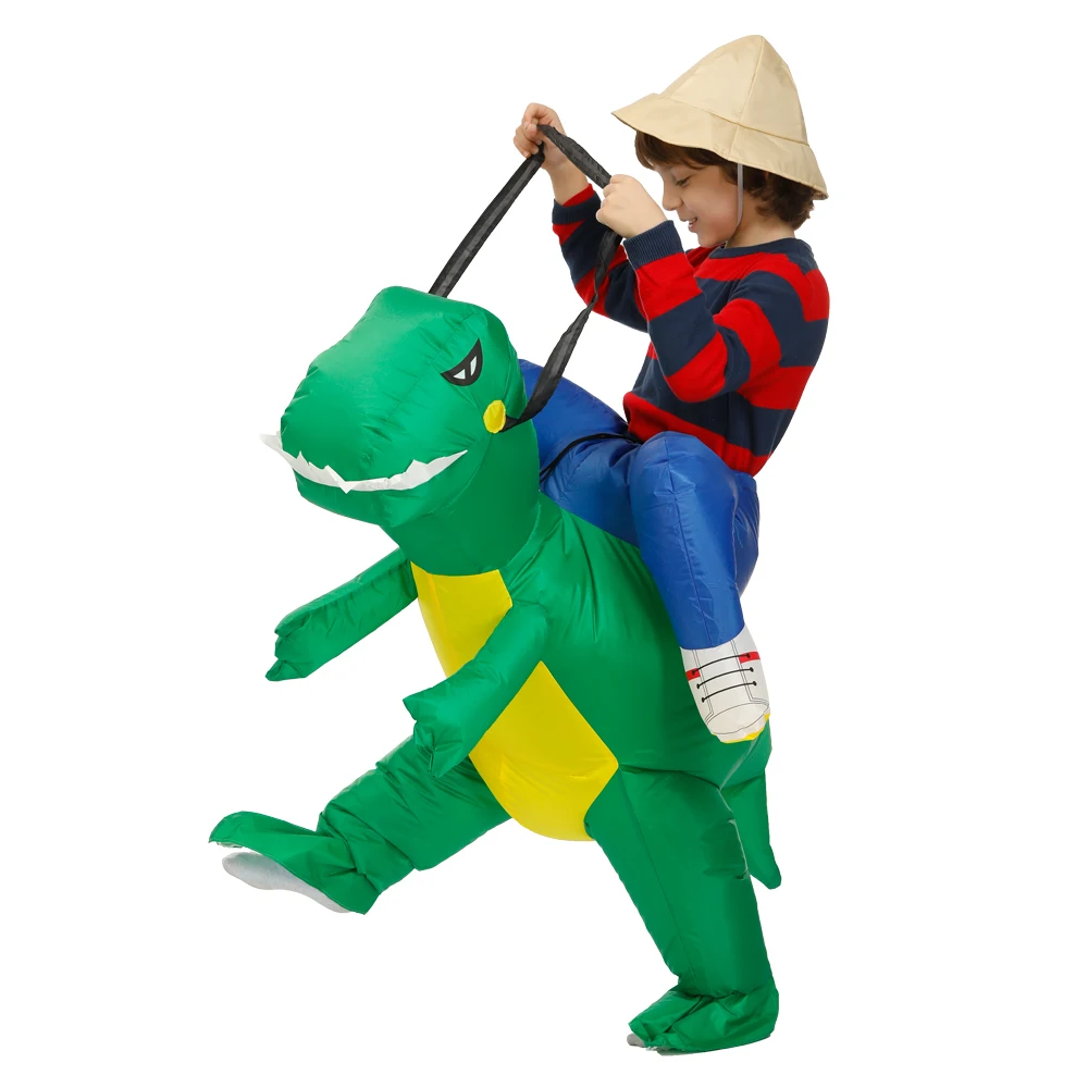 Baby Kids Purim Party Cosplay Kostuums Dier Kind Kostuum Pak Anime Opblaasbare Dinosaurus Kostuum Jongens Meisjes Kostuum 60-160cm