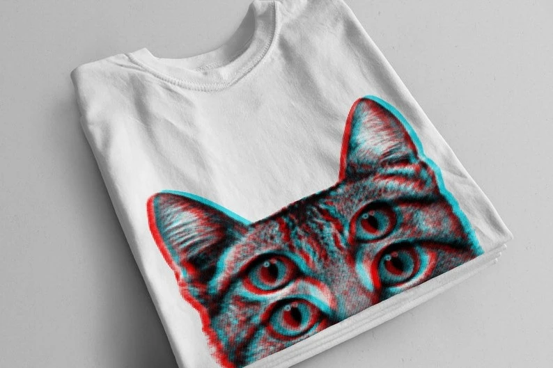 الرجال القط فريد القط تي شيرت مطبوع لمحبي القطط شخصية عادية فن الشارع الجمالية الجولة الرقبة قصيرة الأكمام قمم تي شيرت