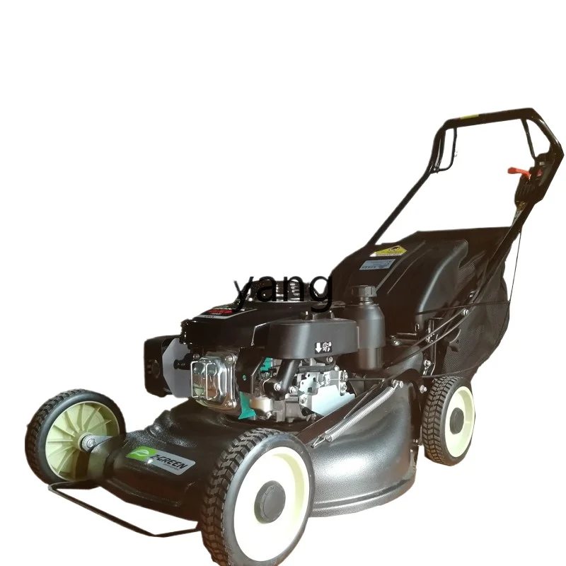 LMM, hand-pushed lawn mower four-stroke garden court self-propelled lawn mower 21 inches 18 inches