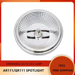 Fashion AR111 LED Spotlight Light Bulb 15W 20W 25W G53 GU10 Dimmable COB Aluminum Lamp ES111 AC110V 220V Warm White Cold White