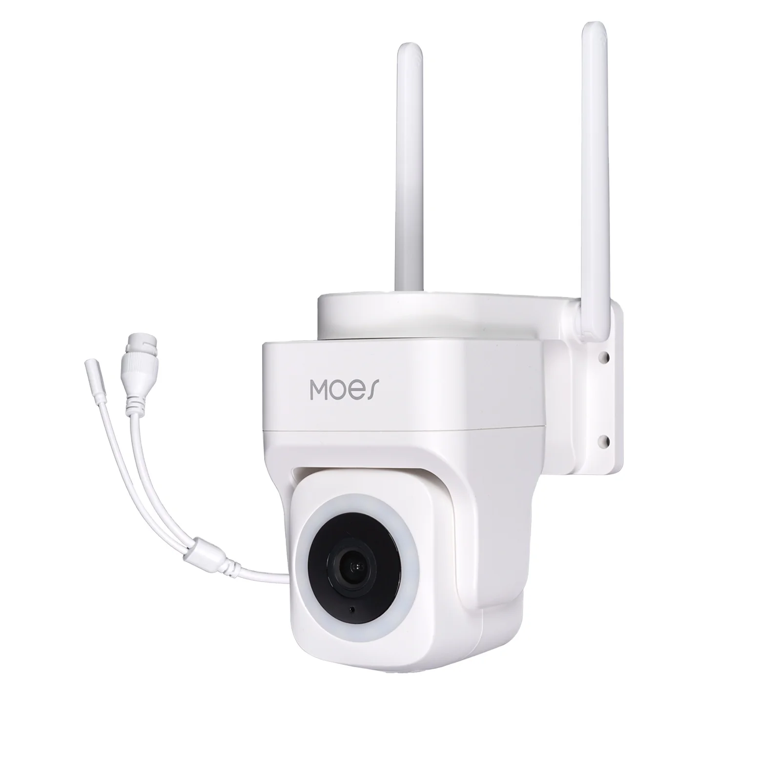 MOES Tuya WiFi 3MP Smart Security Camera Wireless RJ45 IP65 Waterproof Motion Tracking Full Color Night Vision