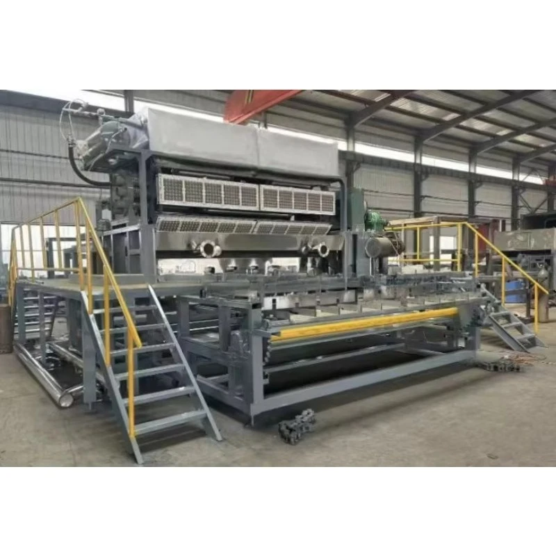 Large Capacity Factory Price Full Automatic Egg Tray Machines for Making Egg Trays with Metal Dryer