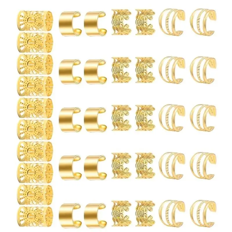 652F Кольца для волос с дредами в виде короны Креативные и модные вечерние аксессуары для волос для добавления моды в вечерние