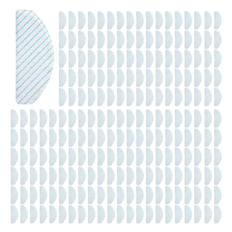 BAAO 300 Pcs Disposable Mop Pads Replacement for Ecovacs T9 T8 N8, Fiber Mop Cloths for Robot Vacuum Cleaner