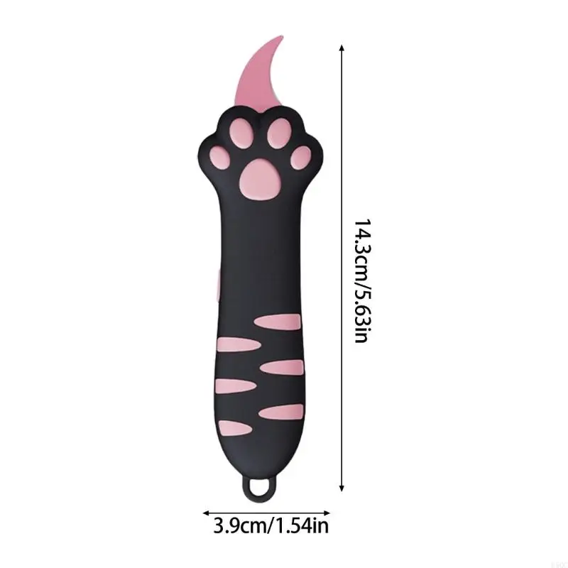 Cajero abridor Cats Paws Letter Opener Simple Paper Cutter Lovely Box Cutter Packing Packing Packing para escuela Home School