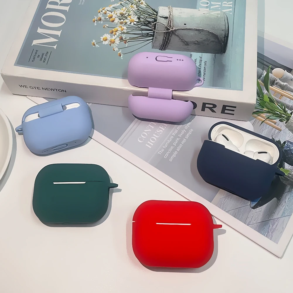 Мягкий чехол для Apple Airpods Pro2 2022, силиконовый моющийся чехол для air pods pro2, аксессуары для наушников Airpods Pro 2-го поколения