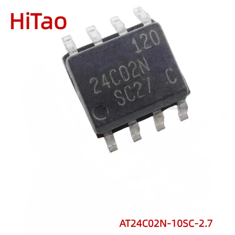 AT24C02N-10SC-2.7 Original New Memory Package  SOP8 2.7V to 5.5V I2C-Bus Serial Interface EEPROM in Stock