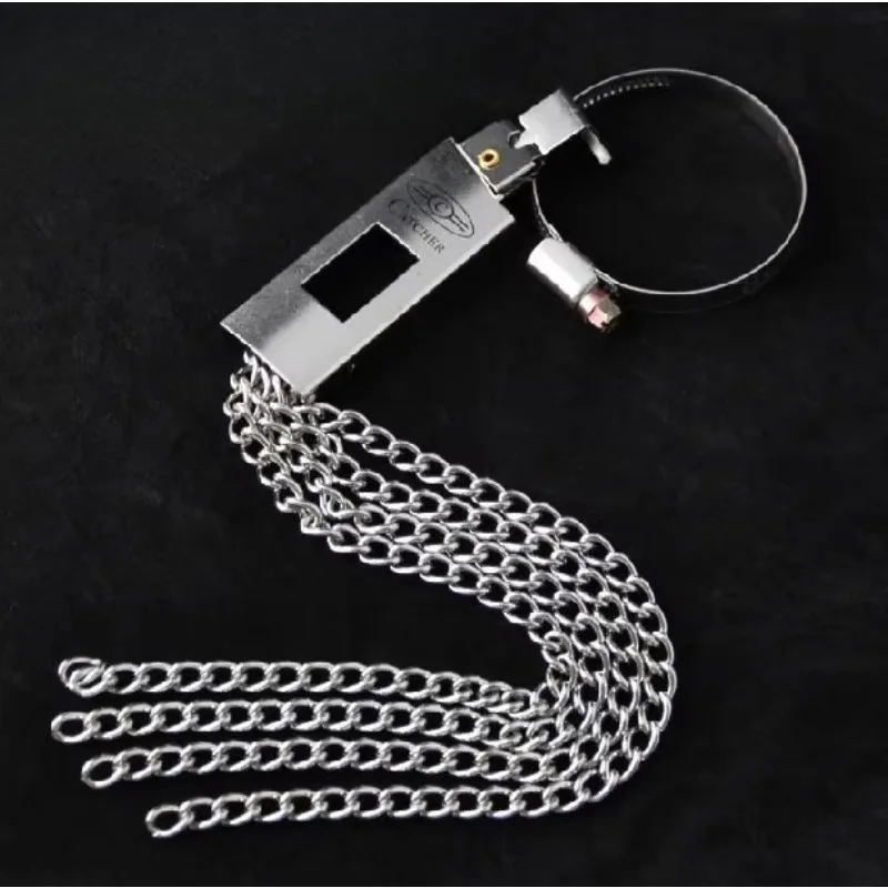 

1PC Car static electricity removal tail strip Automotive metal iron chain anti-static strip Grounding chain clamp eliminator