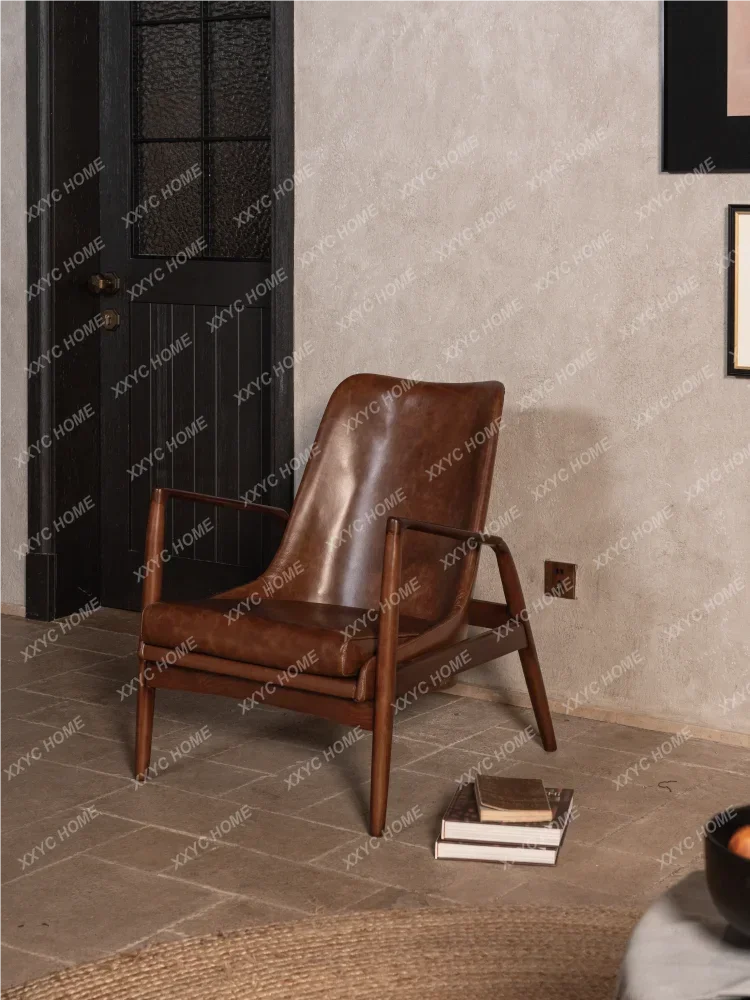 

Кресло AAA Amber: Антикварное, для гостиной, одноместное, в стиле ретро, из вощеной кожи, для отдыха