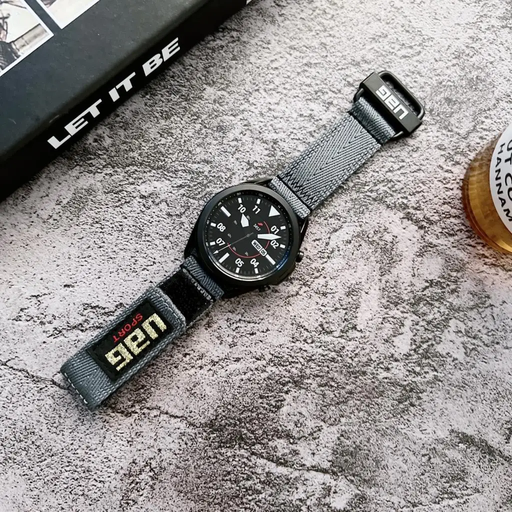 20MM 22MM Tali Nilon untuk SUUNTO 5 Gelang Jam Tangan Puncak/9 untuk SUUNTO 3 Gelang Jam Tangan Pintar Pengganti Aksesori Gelang