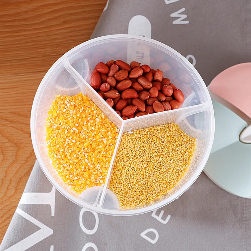Kitchen Storage Box Food Storage Box Supplies Grain Storage Tank Transparent Organizers Moisture-Proof Sealed Sealed Cans