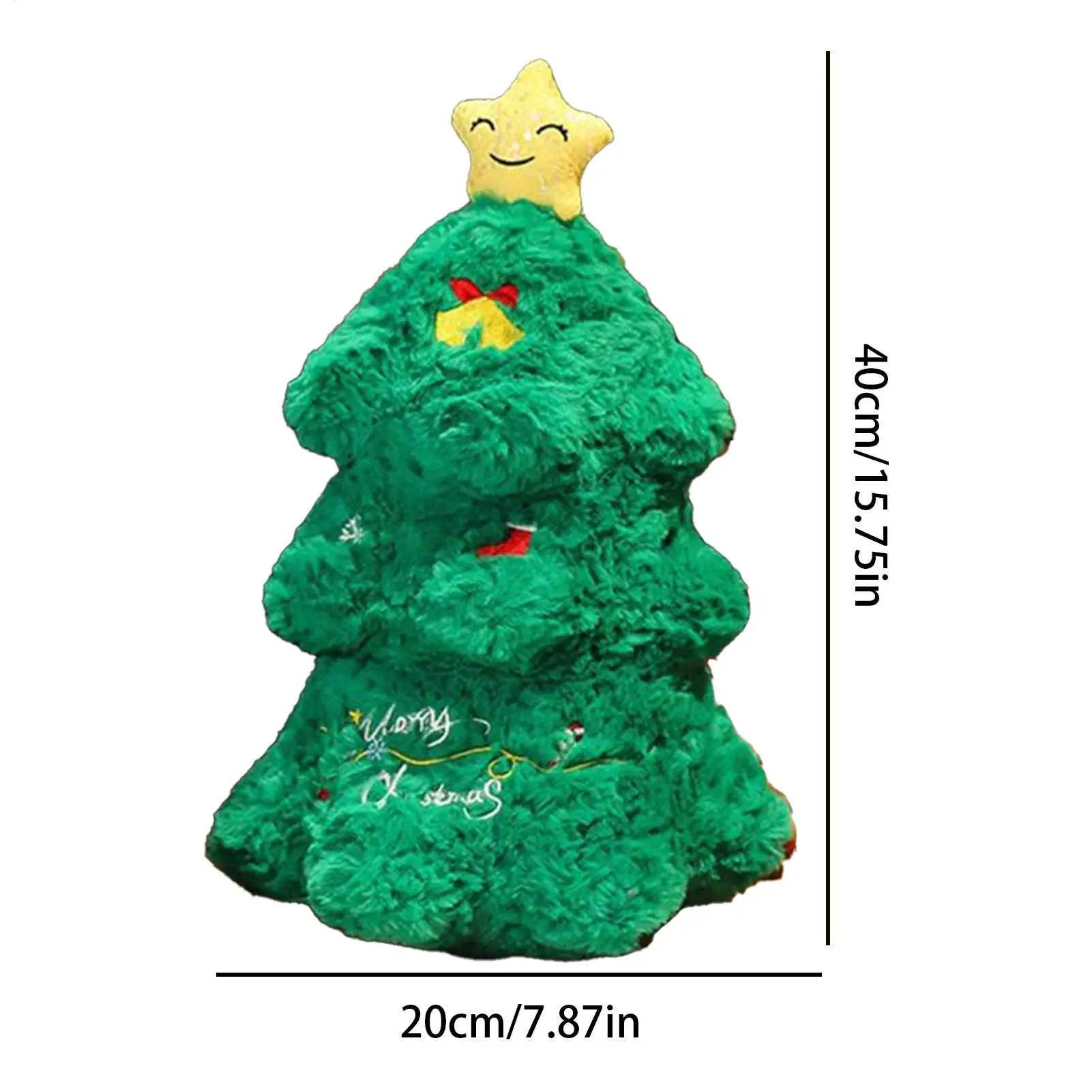 Kerst Knuffels Leuke Kerstman Kerstboom Feestdecoraties Zachte Pop Vakantie Knuffels Voor Slaapkamer Woonkamer