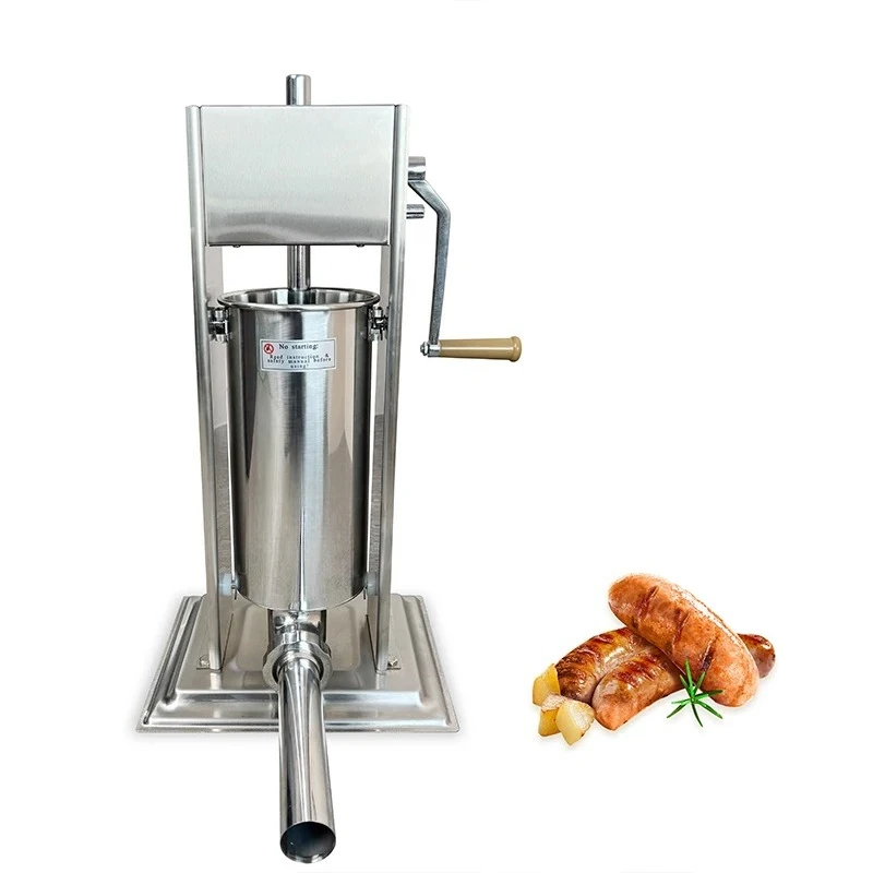 Stainless Steel Sausage Maker 11LBS/5L Capacity Adjustable Homemade Sausage Machine Factory Outlet