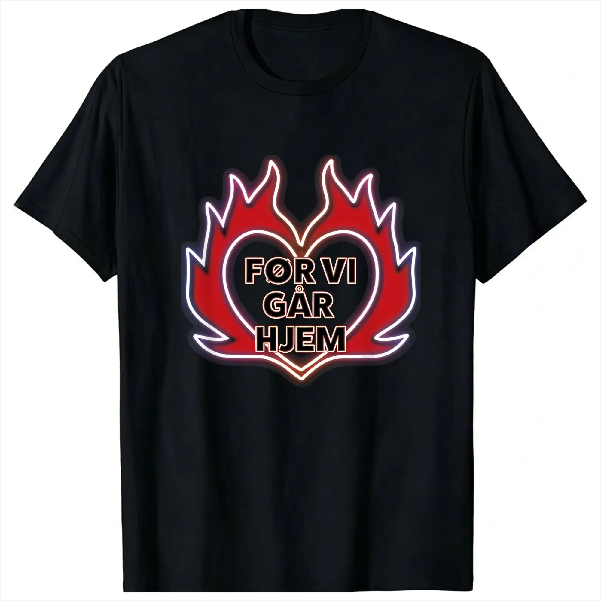 Før vi går hjem - Søren Torpegaard Lund Eurovisions Song Contest 2026 T-Shirts  Harajuku Tshirt Short Sleeve Casual Top Tees