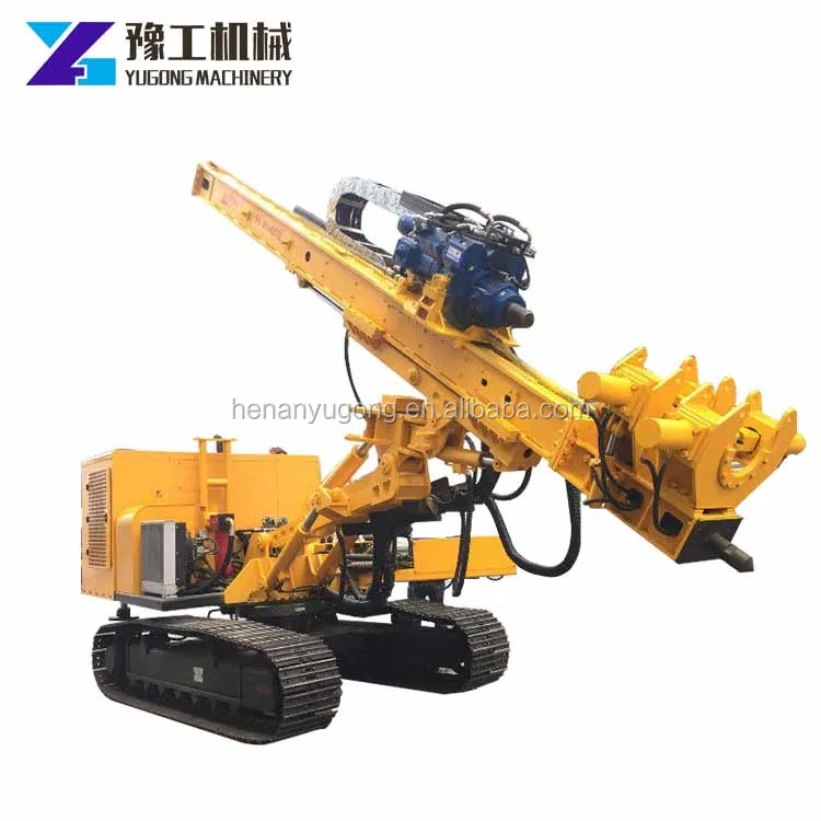 YG China Manufacturer Mining Quarry Separate Type 20 Meters Rock Blasting Drilling Machine Crawler Mounted DTH Drilling Rig