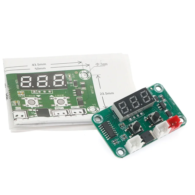 462D XH-W1122 Miniature Digital Temperature Control Board With LED Display Temperature Control Switches Thermostat 12-24V