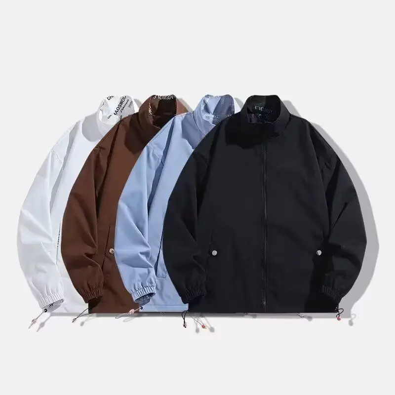 

Мужская ткань с пузырьками, осенне-зимняя дышащая куртка Me Splicing Brued с принтом, облегающая верхняя одежда из полиэстера, пальто