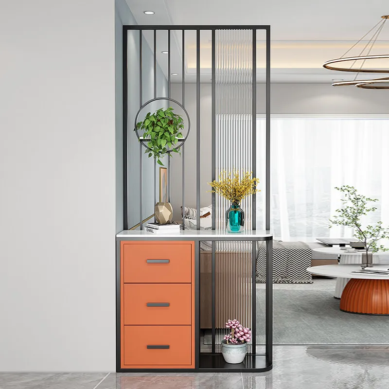 LH1 entrance door horizontal hall screen partition cabinet small apartment living room sofa entrance partition cabinet