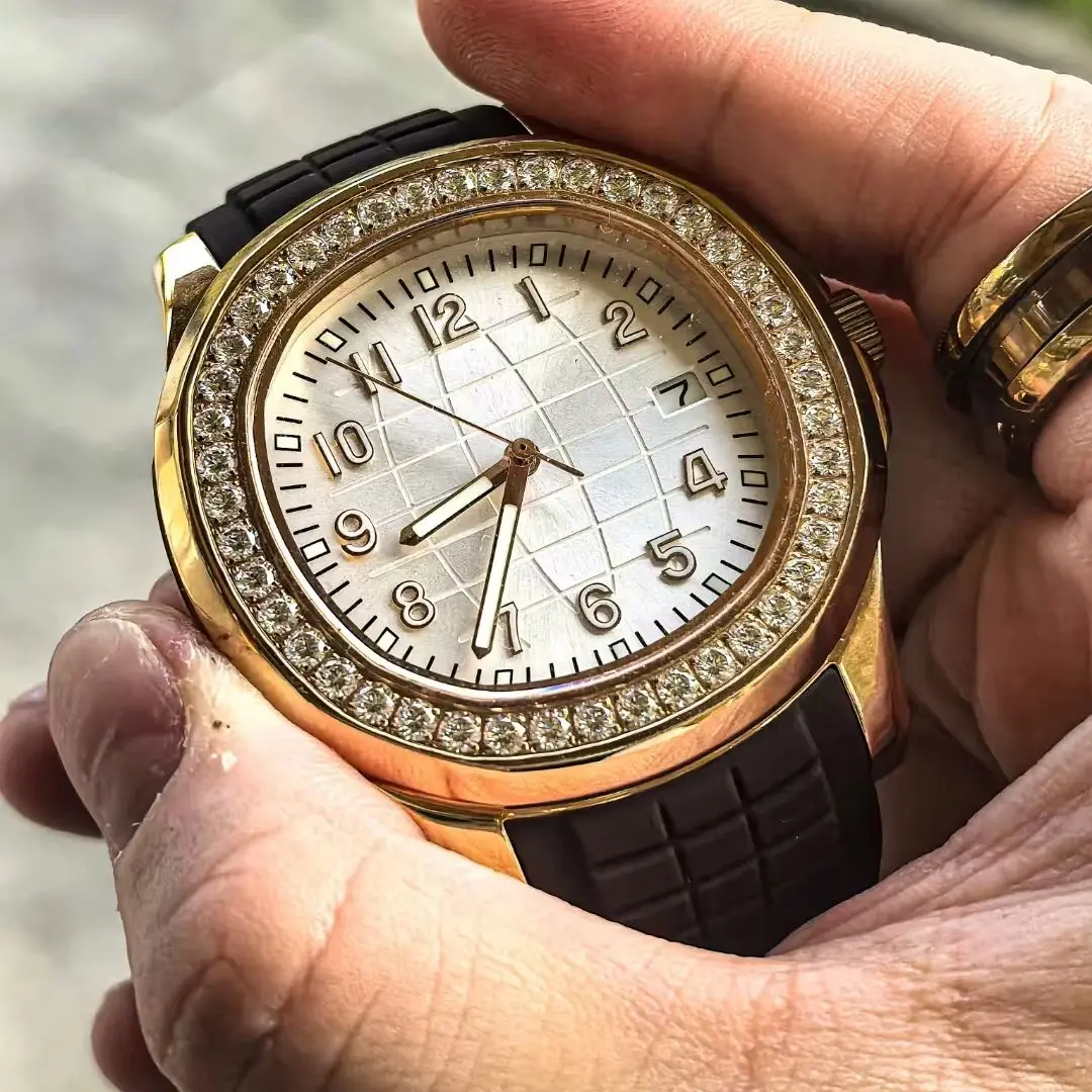 

Мужские автоматические часы OKPLAY, 42 мм, механические наручные часы, водонепроницаемые 10ATM, светящиеся, NH35, с датой, на каучуковом ремешке