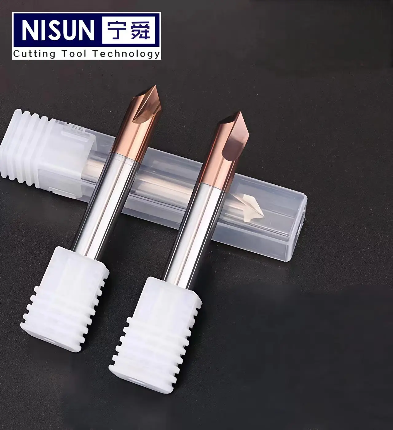 60 90 120 Degree 3 4 Flute Four-Edge Chamferi End Mill Tungsten Carbide Chamfer Tool Milling Cutter
