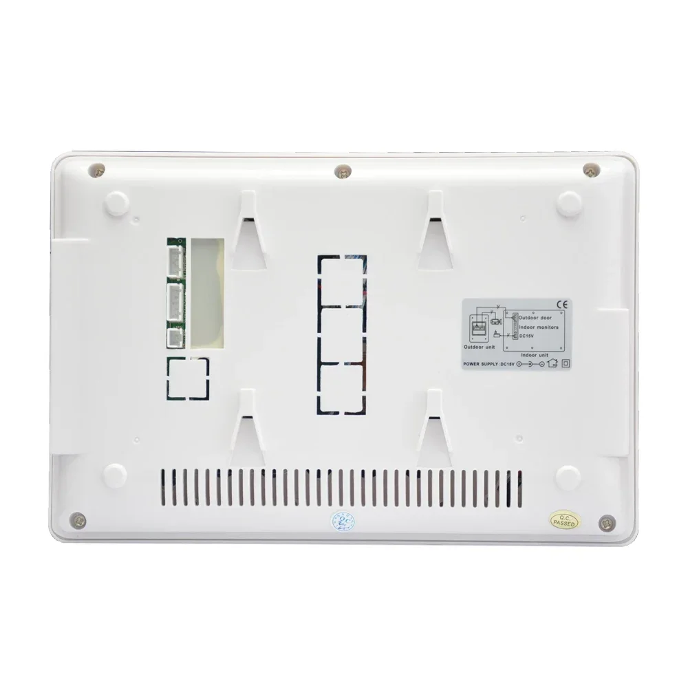 1Set Videocitofono Sistema Home Garden Wire Videocitofono 7 ''Monitor LCD con scheda RFID Sblocco campanello Telecamera impermeabile