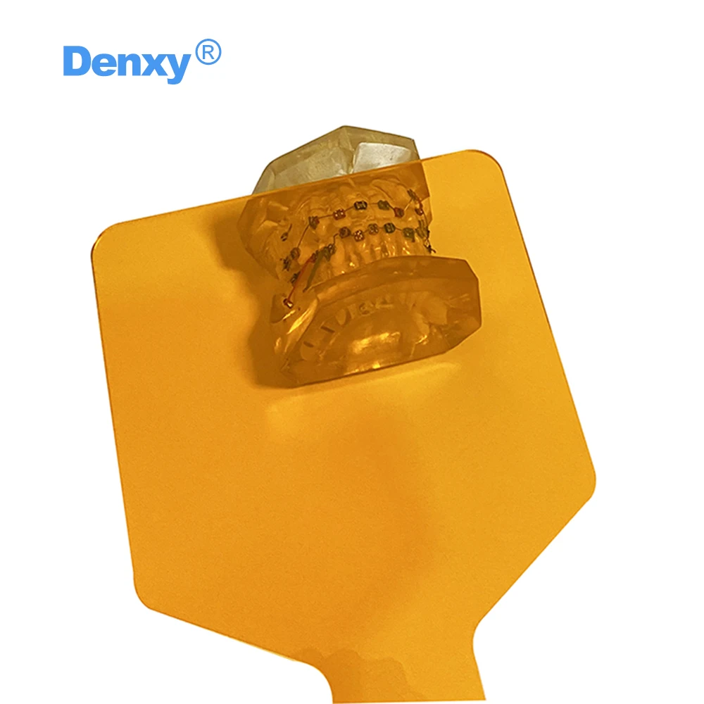 DENXY 1 pcs Dental Shield Plate Hand-held Eye-protective Board Curing Light Teeth Dental Plate Board Filter Paddle Dntist Tools