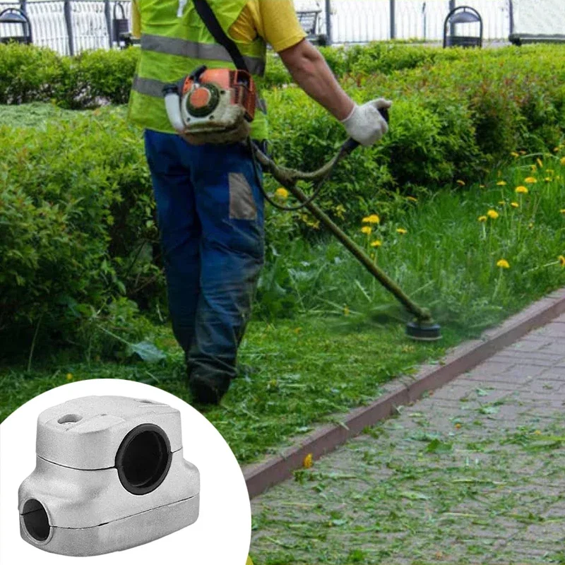 Langlebige Aluminium Feste Rasenmäher Universal Griff Klemme Luxus Halter Werkzeuge Halterung Pinsel Cutter Trimmer Praktisches Zubehör – Detail 7