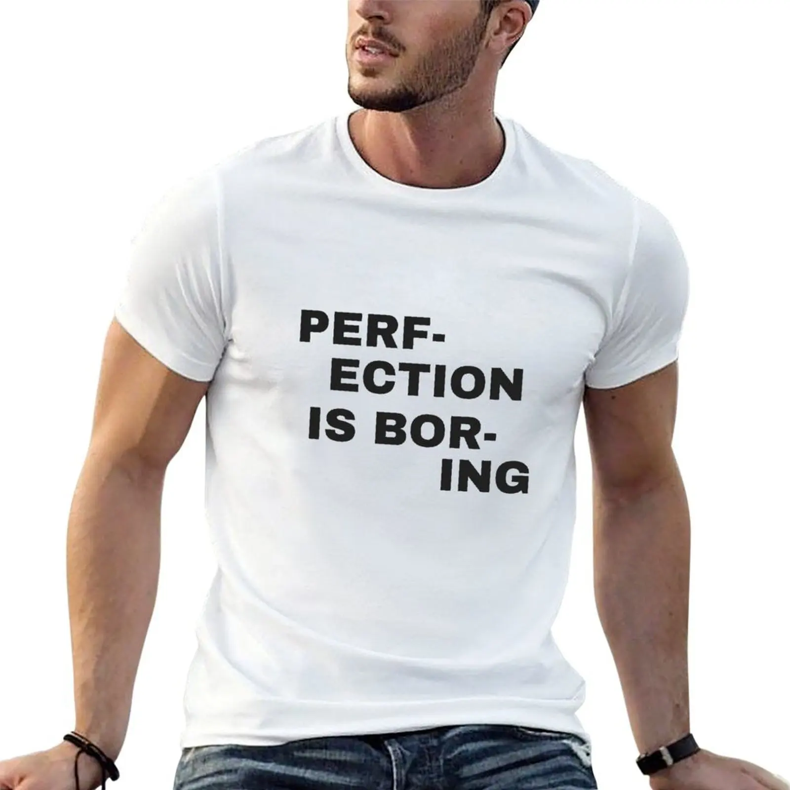 

shirt t men for is 100% T-Shirt cotton man man perfection vintage tshirt t graphic boring shirts