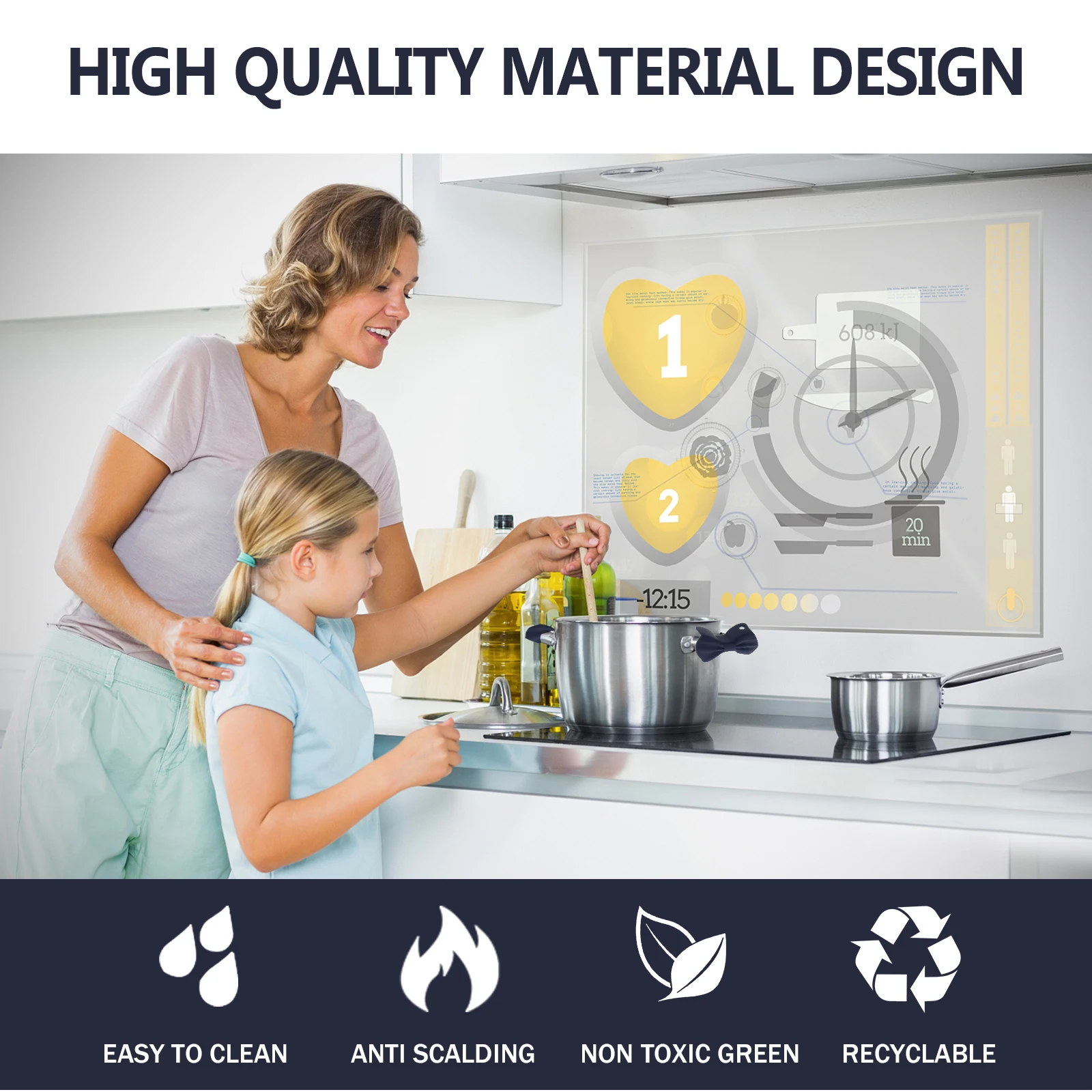 

4pcs Butterfly Knot Insulation Clips Heat Resistant Silicone Kitchen Cooking Tools Baking Accessories Pot Holders Home Supplies