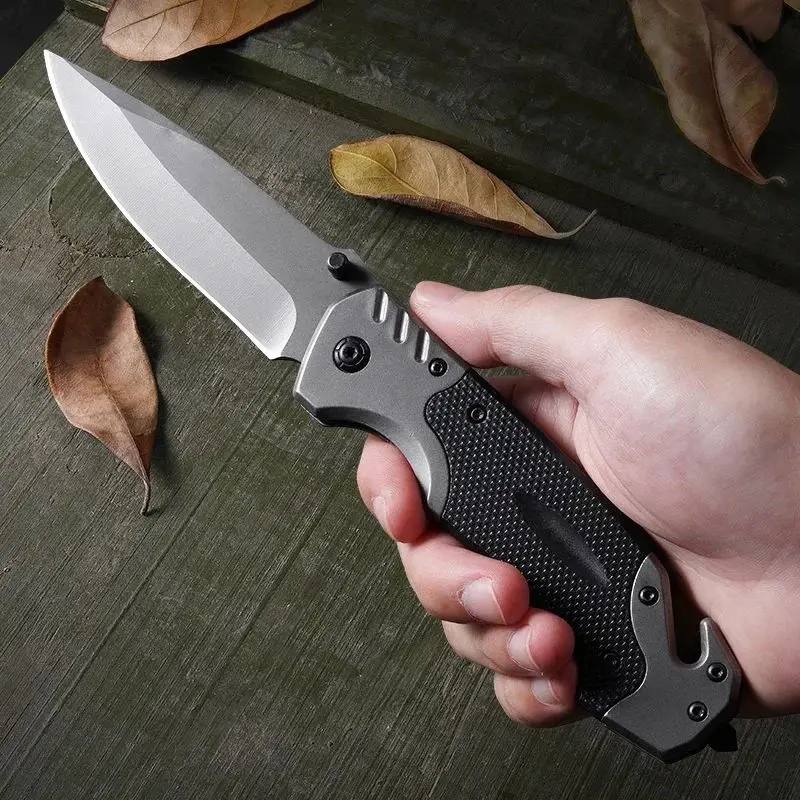 Stainless Steel Outdoor Mini Folding Knife High Hardness Folding Knife Multi-purpose Camping Survival Knife