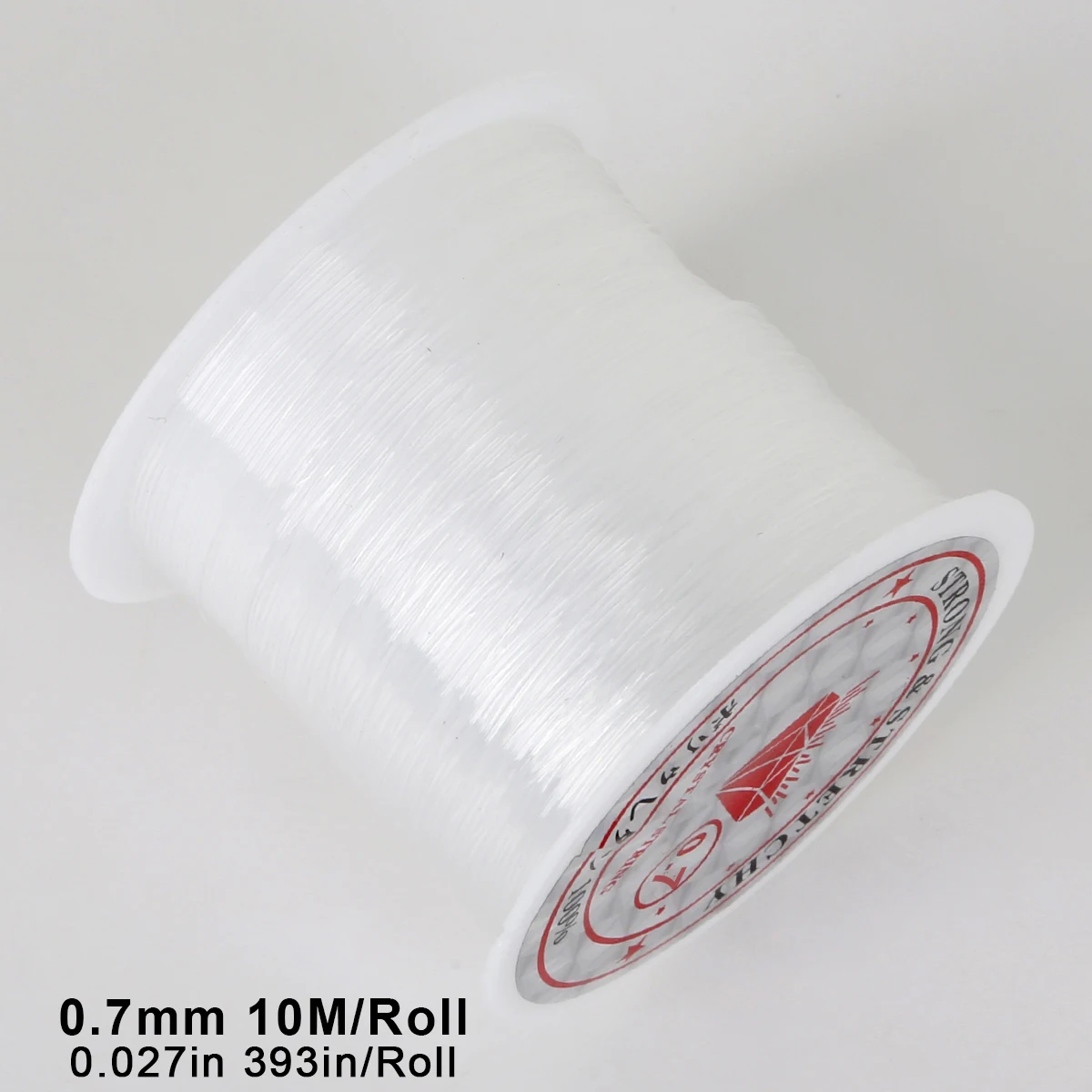 Klare, unsichtbare Nylon-Monofilament-Angelschnur – robust und langlebig für Heimwerkerarbeiten, Schmuckherstellung, Ballongirlanden und Dekoration