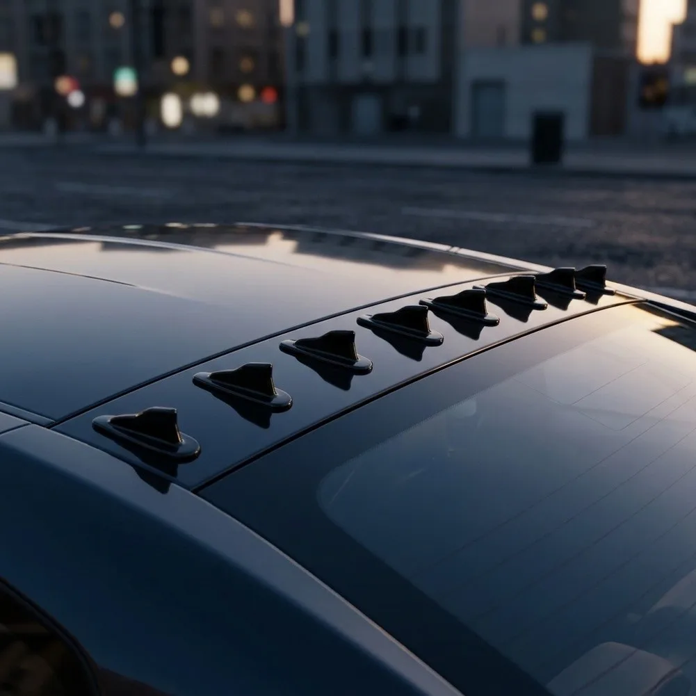 100 Brand New Shark Fins Wing Kit 10Pcs Practical To Use Accessories High Quality Replacement Roof for vortex Generator