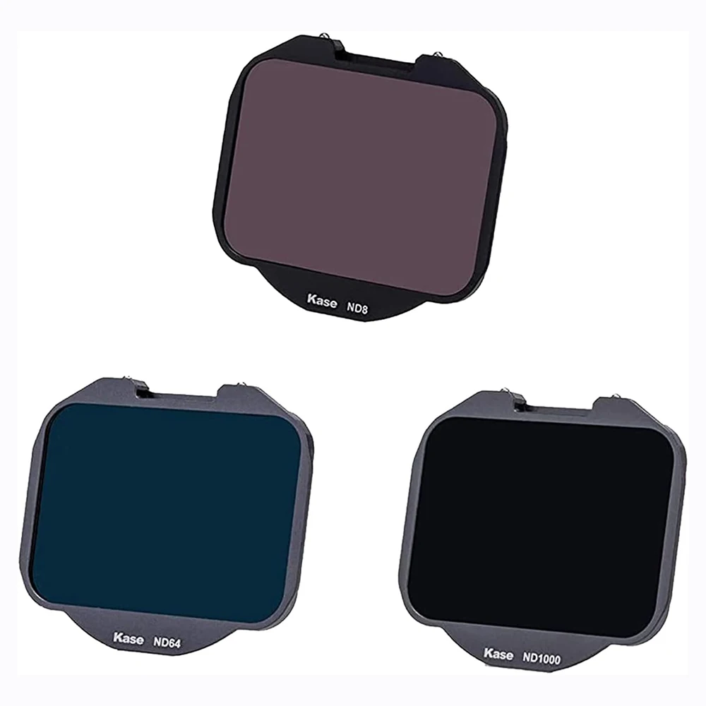 Kase 3 in 1 Clip-in ND Neutral Density Filter Kit ND8 + ND64 + ND1000 for Sony E Mount Full Frame Camera A7RV A7RIV A7RIII A7III