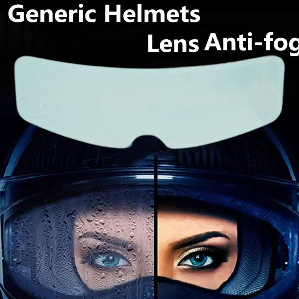 Película de parche transparente Universal para casco de motocicleta, película antivaho y lluvia de alta gama, Parche de recubrimiento Nano, accesorio para pantalla de casco, nuevo