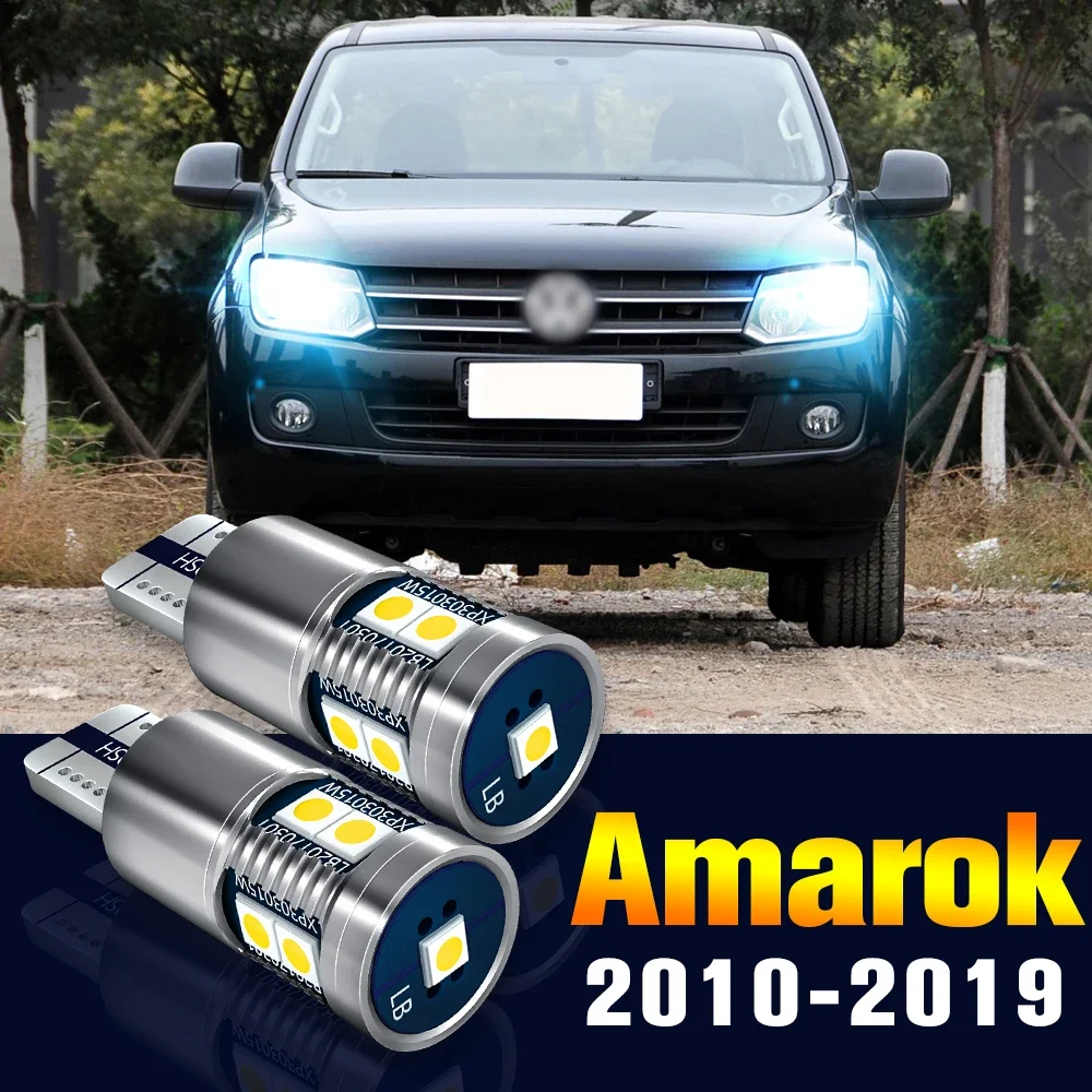 

폭스 바겐 Amarok 2010-2019 용 LED 클리어런스 전구 주차 램프 2011 2012 2013 2014 2015 2016 2017 2018 액세서리, 폭스바겐 Amarok 2 개