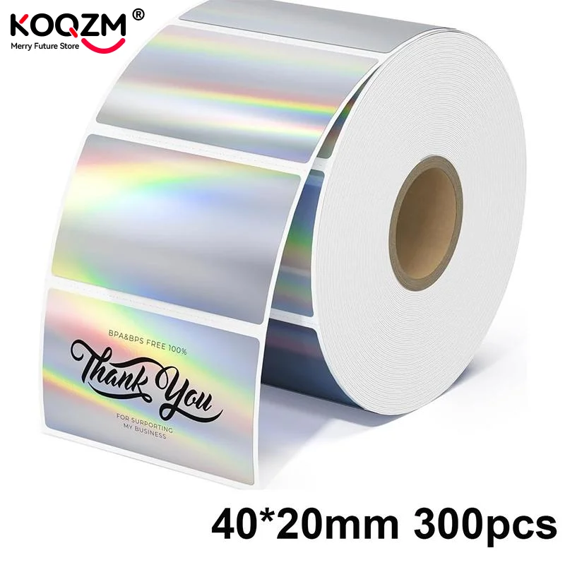 1Roll 40x20mm Laser Self Adhesive Thermal Paper For M110 M120 M200 M220 Munbyn PM220 E210
